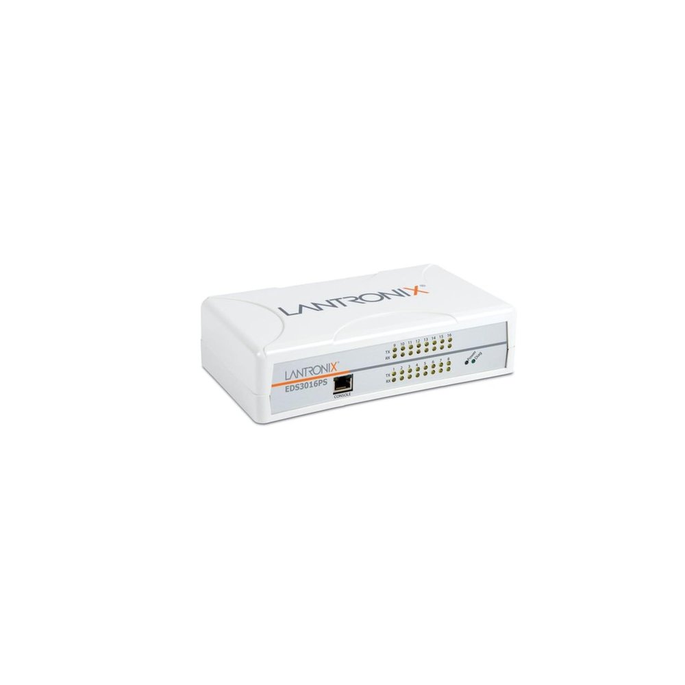 Lantronix EDS EDS3016PR Device Server - New - 512 MB - Twisted Pair - 1 x Network (RJ-45) - 16-10/100/1000Base-T - Gigabit Ethernet - Rack-mountable