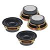 Jutagoss 4Pcs DIY Magnetic Speaker Replacement Tiny Speaker 1W 4 Ohm 50mm Diameter Round Shape Loudspeaker view 2
