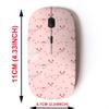 2.4G Wireless Mouse with Cute Pattern Design for All Laptops and Desktops with Nano Receiver - Cute Pigs Faces view 2
