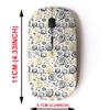 2.4G Wireless Mouse with Cute Pattern Design for All Laptops and Desktops with Nano Receiver - Patterns Sketch Styles Trendy view 2