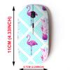 2.4G Wireless Mouse with Cute Pattern Design for All Laptops and Desktops with Nano Receiver - Floral Tropical view 2
