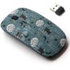 2.4G Wireless Mouse with Cute Pattern Design for All Laptops and Desktops with Nano Receiver - Childish Bears Stars view 1
