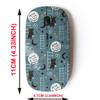2.4G Wireless Mouse with Cute Pattern Design for All Laptops and Desktops with Nano Receiver - Childish Bears Stars view 2
