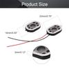 Jutagoss 2Pcs DIY Magnetic Speaker Replacement Tiny Speaker 1W 8 Ohm 20 x 14 x 3mmL x W x H Oval Shape Loudspeaker view 2