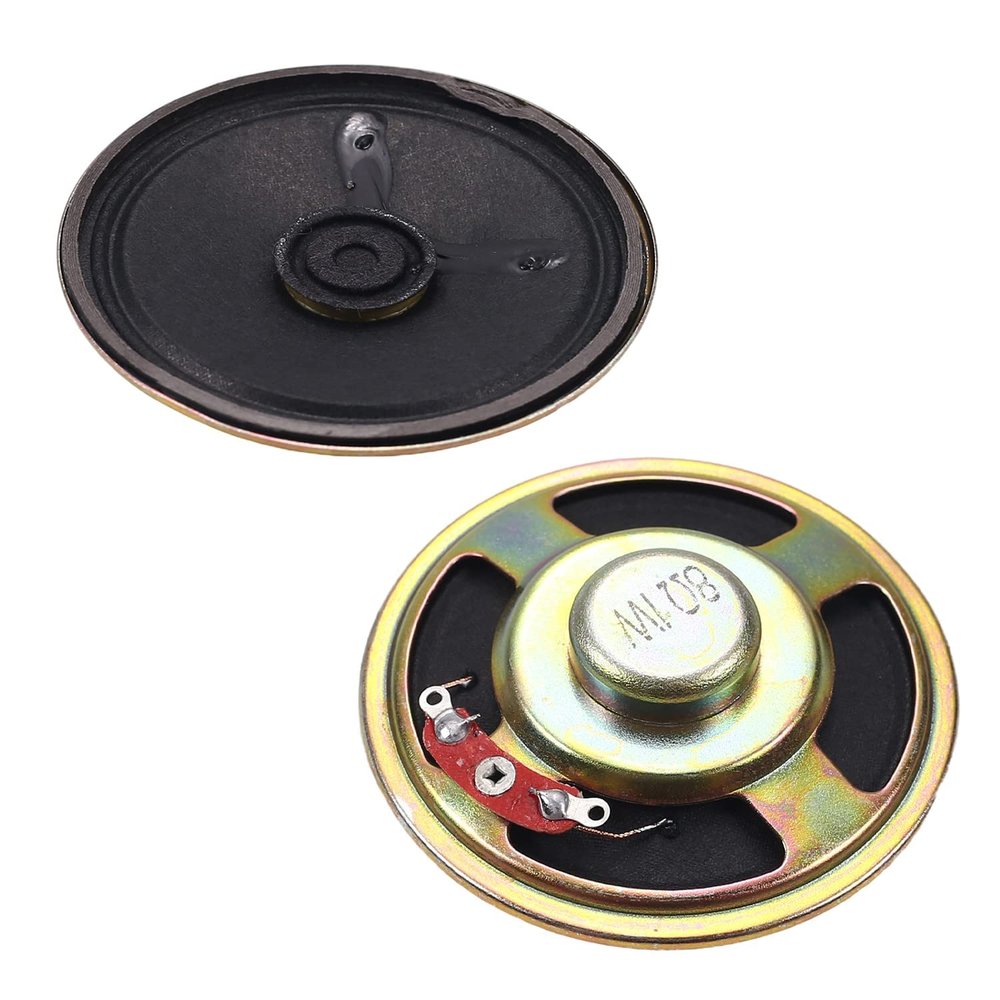 Jutagoss DIY Magnetic Speaker Replacement Tiny Speaker 1W 8 Ohm 57mm Diameter Round Shape Loudspeaker 1pcs