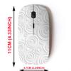 2.4G Wireless Mouse with Cute Pattern Design for All Laptops and Desktops with Nano Receiver - Circles view 2