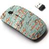 2.4G Wireless Mouse with Cute Pattern Design for All Laptops and Desktops with Nano Receiver - Romantic view 1