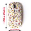 2.4G Wireless Mouse with Cute Pattern Design for All Laptops and Desktops with Nano Receiver - Autumn Floral view 2