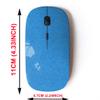 CJCBROES 2.4G Wireless Mouse with Cute Pattern Design for All Laptops and Desktops with Nano Receiver - Blue Law Justice view 2