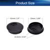 Bettomshin 2.01" Desk Grommet Zinc Alloy 51mm Cable Hole Cover Cord Desk Grommets Arrange Wires Organizer for Home Office Desk Cable Cord Black 4Pcs view 2