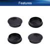 Bettomshin 2.01" Desk Grommet Zinc Alloy 51mm Cable Hole Cover Cord Desk Grommets Arrange Wires Organizer for Home Office Desk Cable Cord Black 4Pcs view 3