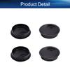 Bettomshin 2.01" Desk Grommet Zinc Alloy 51mm Cable Hole Cover Cord Desk Grommets Arrange Wires Organizer for Home Office Desk Cable Cord Black 4Pcs view 4
