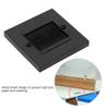 HERCHR Brush Wall Plate, Cable Wall Plate, Cable Pass Through Insert for Wires with Single Gang Cable Access Strap for Coaxial Cables Home Theater(Black) view 2