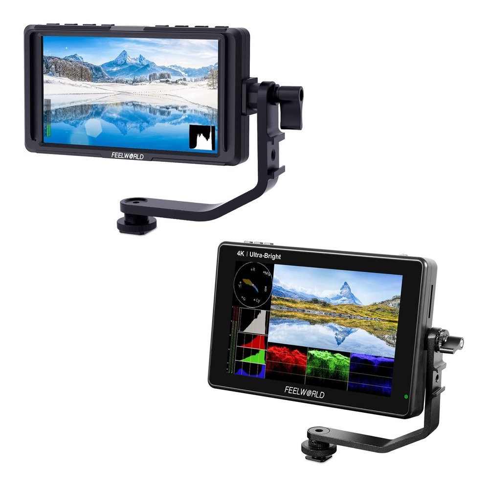 FEELWORLD F5 and LUT7 Camera Field DSLR Monitor Bundle