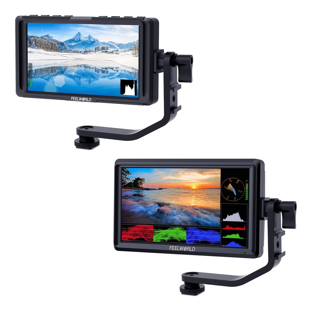 FEELWORLD F5 and FW568 V2 Camera Field DSLR Monitor Bundle