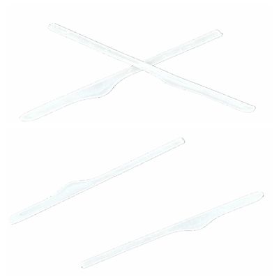 ExactFitt Replacement Temple Ear Socks for Oakley OX3122 OX3125 OX5089 OX5148 Glass Frames (Milky White - 2 Pairs)