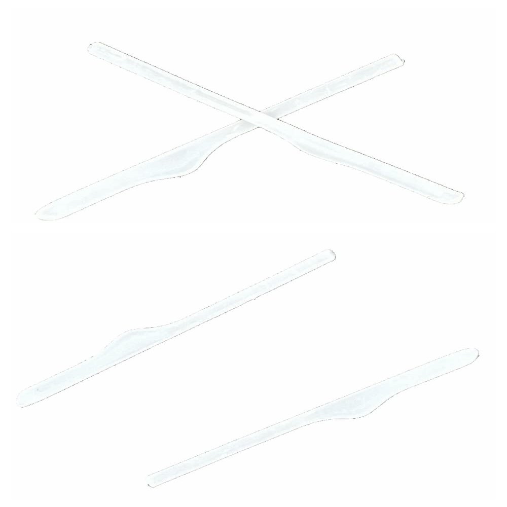 ExactFitt Replacement Temple Ear Socks for Oakley OX3122 OX3125 OX5089 OX5148 Glass Frames (Milky White - 2 Pairs)