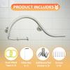 Bathroom Grab Bar & Toilet Paper Holder - Stand Assist for Adults Elderly Handicap / 304 Stainless Steel / Left / Brushed Finish / 30" x 11" view 3