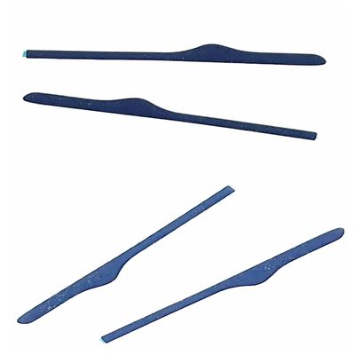 ExactFitt Replacement Temple Ear Socks for Oakley OX3122 OX3125 OX5089 OX5148 Glass Frames (Dark Blue - 2 Pairs), 66mm