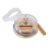 Fenteer Transparent Skeleton Clock Inserts 4 1/16 Inch (103mm) Round Quartz Clock Fit-up Movement Miniature Clock Roman Numerals DIY for Home Decoration view 3