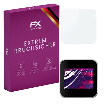 atFoliX Plastic Glass Protective Film compatible with Eve Weather, 9H Hybrid-Glass FX Screen Protector