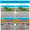 GLK Backup Camera 1080P HD Rear View Reverse Camera - License Plate Backup Camera, Startlight Night Vision Wide Angle IP69 Waterproof CVBS-AHD Metal Housing view 2