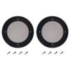 2Pcs 5.5inch /139mm Speaker Grill Mesh Decorative Circle Woofer Guard Protector Cover Audio Accessories Black Cloth Cover,Aicosineg view 1