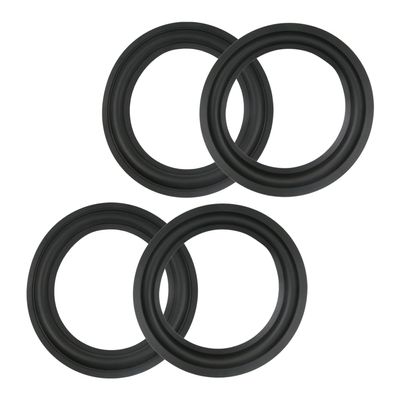 6.5 Inch Speaker Rubber Edge Surround Rings Replacement Parts for Speaker Repair or DIY 4Pcs,Aicosineg