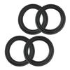 6.5 Inch Speaker Rubber Edge Surround Rings Replacement Parts for Speaker Repair or DIY 4Pcs,Aicosineg view 1