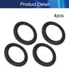 6.5 Inch Speaker Rubber Edge Surround Rings Replacement Parts for Speaker Repair or DIY 4Pcs,Aicosineg view 4