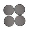 4Pcs 7.5inch /188mm Speaker Grill Mesh Decorative Circle Woofer Guard Protector Cover Audio Accessories Black Grill Silver Trim,Aicosineg view 1