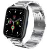 Compatible for TouchElex Smartwatch Band, Lamshaw Quick Release Stainless Steel Metal Straps Compatible with TouchElex 1.75 inch Smart Watch Harley/Deeprio 1.69" 43mm Watch (Silver) view 1