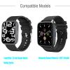 Compatible for TouchElex Smartwatch Band, Lamshaw Quick Release Stainless Steel Metal Straps Compatible with TouchElex 1.75 inch Smart Watch Harley/Deeprio 1.69" 43mm Watch (Silver) view 2