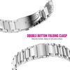 Compatible for TouchElex Smartwatch Band, Lamshaw Quick Release Stainless Steel Metal Straps Compatible with TouchElex 1.75 inch Smart Watch Harley/Deeprio 1.69" 43mm Watch (Silver) view 4