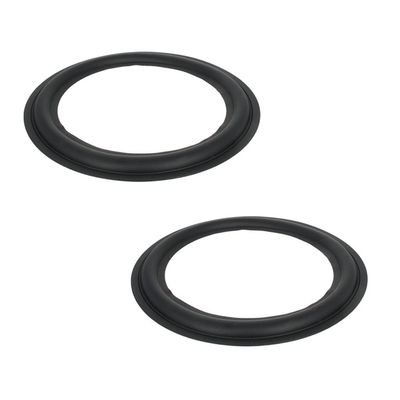 8 Inch Speaker Rubber Edge Surround Rings Replacement Parts for Speaker Repair or DIY 2Pcs,Aicosineg