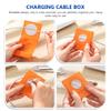 Hemobllo 2pcs USB Cable Organizer Rotatable Data Cable Holder for Earphones Cords Compact Storage for Travel Office Home for Tidy Management view 3
