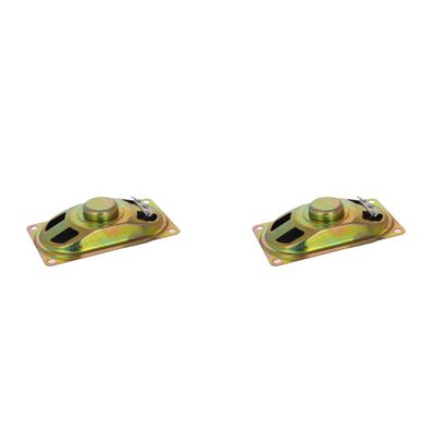 Aicosineg DIY Magnetic Speaker 5W 8 Ohm 70 x 40mm (L x W) Rectangle Shape Replacement Loudspeaker 2Pcs