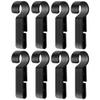 iplusmile Hardhat Headlamp Clips 8 Pcs Non-Slip Helmet Light Holders Lightweight Hard Hat Accessories Secure Grip Easy Install for Construction Safety view 1