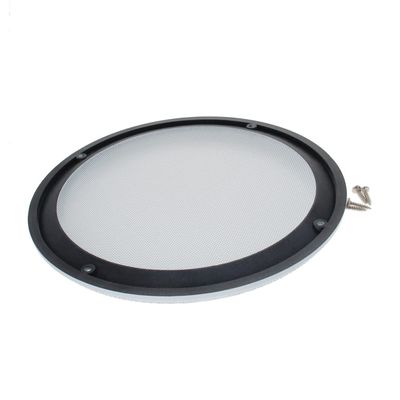 9inch /225mm Speaker Grill Mesh Decorative Circle Woofer Guard Protector Cover Audio Accessories White Metal Trim,Aicosineg