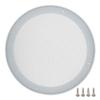 9inch /225mm Speaker Grill Mesh Decorative Circle Woofer Guard Protector Cover Audio Accessories White Metal Trim,Aicosineg view 4