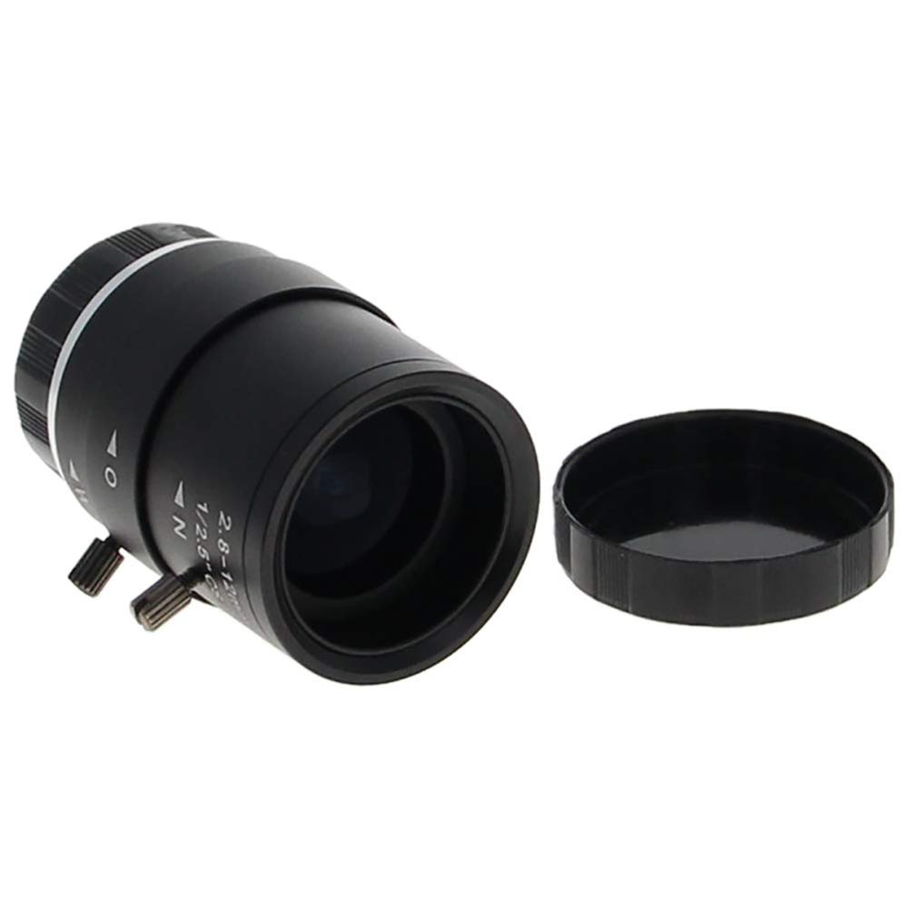2.8-12mm CCTV Camera Lens 2MP Pixels 1/2.7" Security Camera Len for CCTV IP Camera Panoramic CS,1Pcs,Aicosineg