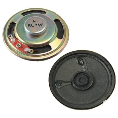 Aicosineg DIY Magnetic Speaker 1W 8 Ohm 50mm Diameter Round Shape Replacement Loudspeaker 1Pcs