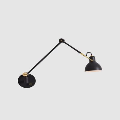 SEEDDESIGN LAITO Gentle Wall Sconce matt Black + Champagne Gold