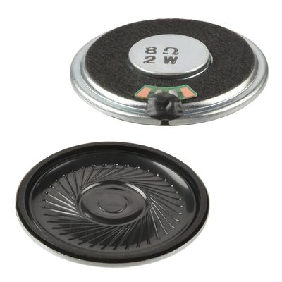 Aicosineg DIY Magnetic Speaker 2W 8 Ohm 40mm Diameter Round Shape Replacement Loudspeaker 1Pcs