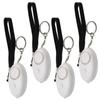 Safe Sound Personal Alarm 4 Pack 120DB Personal Security Alarm Keychain with LED Lights, Emergency Safety Alarm for Women, Men, Children, Elderly White,Aicosineg view 4