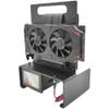 EDIY Personalized Open PC Case itx Computer Chassis All-Aluminum Modified Platform Mini Cooling DTX ITX Test Bench Vertical Support SFX SFXL Power Supply view 1