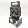 EDIY Personalized Open PC Case itx Computer Chassis All-Aluminum Modified Platform Mini Cooling DTX ITX Test Bench Vertical Support SFX SFXL Power Supply view 4