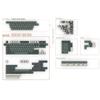 KPREPUBLIC Domikey X Inky Silent Forest Cherry Profile keycaps for mx stem Keyboard Poker 87 104 gh60 xd64 xd68 xd84 BM60 BM65 BM68 BM80 (Domikey X Inky Silent Forest All in One x1) view 1