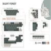 KPREPUBLIC Domikey X Inky Silent Forest Cherry Profile keycaps for mx stem Keyboard Poker 87 104 gh60 xd64 xd68 xd84 BM60 BM65 BM68 BM80 (Domikey X Inky Silent Forest All in One x1) view 2