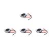 Aicosineg 4Pcs DIY Magnetic Speaker 0.5W 8 Ohm 10mm Diameter Round Shape Replacement Loudspeaker view 1